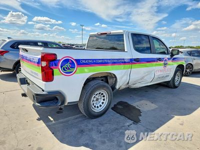 Trzecie zdjęcie samochodu z tyłu: 2021 CHEVROLET SILVERADO C1500 VIN:3GCPWAEF6MG357359 - miniatura