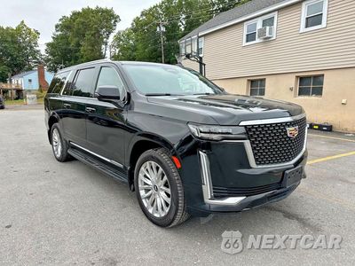 Czwarte zdjęcie samochodu z boku: 2023 CADILLAC ESCALADE ESV LUXURY VIN:1GYS4JKL1PR162987 - miniatura