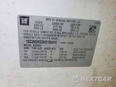 Zdjęcie 12 z 12 samochodu: 2017 CHEVROLET SILVERADO K2500 HEAVY DUTY VIN:1GC2KUEG5HZ159474 - miniatura