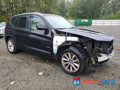 Czwarte zdjęcie samochodu z boku: 2013 BMW X3 XDRIVE28I VIN:5UXWX9C50D0A30432 - miniatura