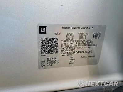 Zdjęcie 13 z 13 samochodu: 2019 CADILLAC XT5 LUXURY VIN:1GYKNDRS4KZ145346 - miniatura
