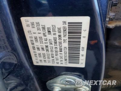 Zdjęcie 12 z 12 samochodu: 2008 HONDA ACCORD LX VIN:JHMCP26318C017324 - miniatura