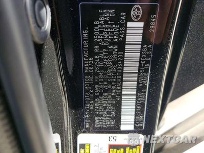 Zdjęcie 12 z 12 samochodu: 2026 TOYOTA CAMRY NIGHTSHADE VIN:4T1DBADK8TU064230 - miniatura