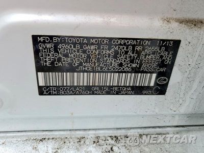 Zdjęcie 12 z 12 samochodu: 2014 LEXUS GS 350 VIN:JTHCE1BL6E5022086 - miniatura