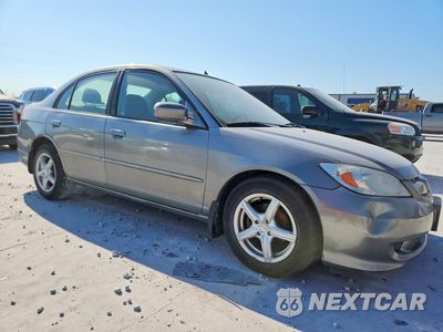 Czwarte zdjęcie samochodu z boku: 2005 HONDA CIVIC HYBRID VIN:JHMES96605S015964 - miniatura