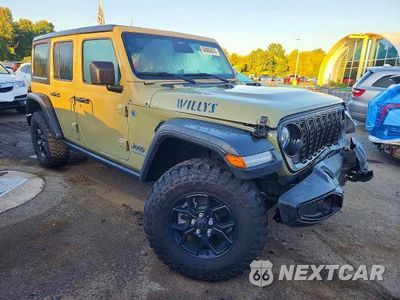 Czwarte zdjęcie samochodu z boku: 2025 JEEP WRANGLER SPORT 4XE VIN:1C4RJXN68SW604034 - miniatura