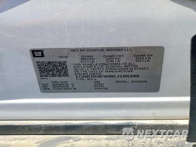 Zdjęcie 13 z 13 samochodu: 2019 CHEVROLET TRAVERSE LT VIN:1GNERHKW8KJ186399 - miniatura