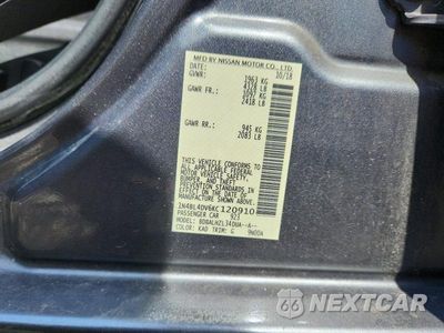 Zdjęcie 12 z 12 samochodu: 2019 NISSAN ALTIMA SV VIN:1N4BL4DV6KC120910 - miniatura