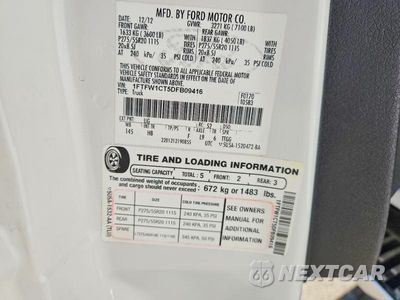 Zdjęcie 13 z 13 samochodu: 2013 FORD F150 SUPERCREW VIN:1FTFW1CT5DFB09416 - miniatura