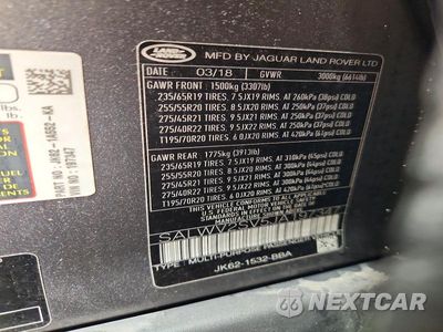 Zdjęcie 13 z 13 samochodu: 2018 LAND ROVER RANGE ROVER SPORT HSE DYNAMIC VIN:SALWV2SV5JA197347 - miniatura