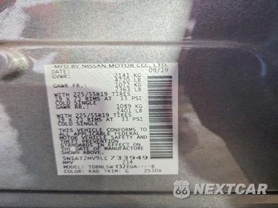 Zdjęcie 13 z 13 samochodu: 2020 NISSAN ROGUE SL VIN:5N1AT2MV9LC733949 - miniatura