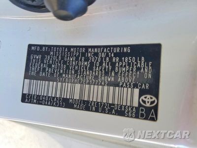Zdjęcie 12 z 12 samochodu: 2014 TOYOTA COROLLA S PREMIUM VIN:5YFBURHE7EP177742 - miniatura