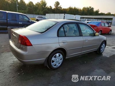 Trzecie zdjęcie samochodu z tyłu: 2001 HONDA CIVIC EX VIN:2HGES26741H562899 - miniatura