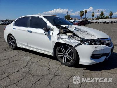 Czwarte zdjęcie samochodu z boku: 2016 HONDA ACCORD SPORT VIN:1HGCR2F50GA139097 - miniatura