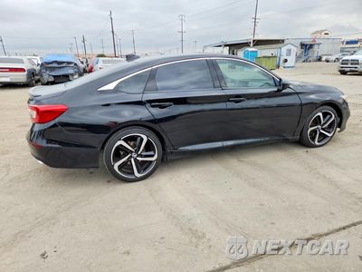 Trzecie zdjęcie samochodu z tyłu: 2019 HONDA ACCORD SPORT VIN:1HGCV2F36KA016830 - miniatura