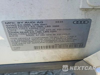 Zdjęcie 13 z 13 samochodu: 2024 AUDI Q5 E PREMIUM 55 VIN:WA1G2AFYXR2079457 - miniatura