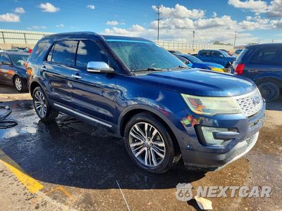 Czwarte zdjęcie samochodu z boku: 2016 FORD EXPLORER PLATINUM VIN:1FM5K8HT6GGD21888 - miniatura