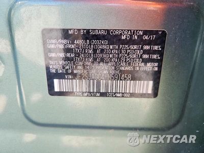 Zdjęcie 14 z 14 samochodu: 2017 SUBARU FORESTER 2.5I PREMIUM VIN:JF2SJAGC4HH591458 - miniatura