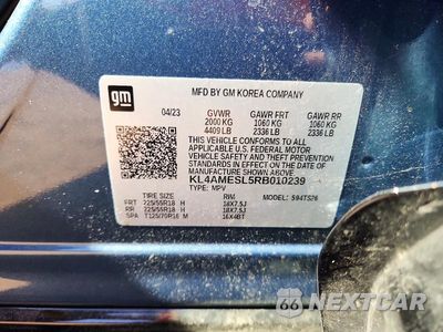 Zdjęcie 13 z 13 samochodu: 2024 BUICK ENCORE GX SPORT TOURING VIN:KL4AMESL5RB010239 - miniatura