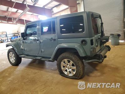 Drugie zdjęcie samochodu z przodu: 2014 JEEP WRANGLER UNLIMITED SAHARA VIN:1C4BJWEG7EL219946 - miniatura