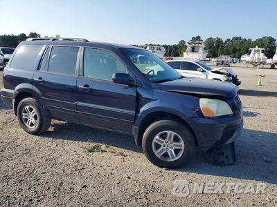 Czwarte zdjęcie samochodu z boku: 2004 HONDA PILOT EXL VIN:2HKYF18674H518938 - miniatura