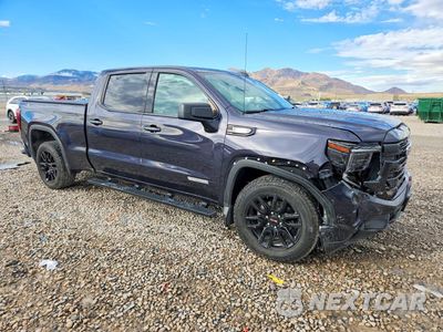 Czwarte zdjęcie samochodu z boku: 2023 GMC SIERRA K1500 ELEVATION VIN:3GTUUCE86PG267820 - miniatura