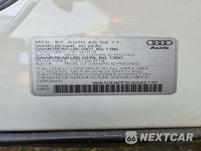 Zdjęcie 12 z 12 samochodu: 2012 AUDI Q5 PREMIUM VIN:WA1CFAFP3CA042130 - miniatura