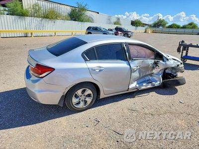 Trzecie zdjęcie samochodu z tyłu: 2014 HONDA CIVIC LX VIN:19XFB2F54EE237317 - miniatura