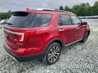 Trzecie zdjęcie samochodu z tyłu: 2016 FORD EXPLORER PLATINUM VIN:1FM5K8HT8GGA68900 - miniatura