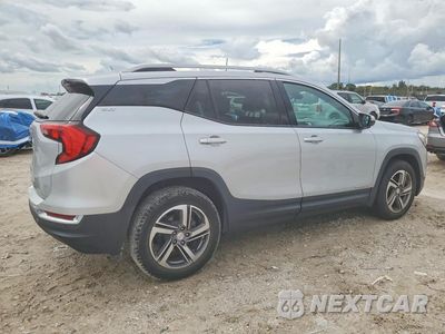 Trzecie zdjęcie samochodu z tyłu: 2021 GMC TERRAIN SLT VIN:3GKALPEV9ML376119 - miniatura