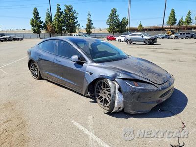 Czwarte zdjęcie samochodu z boku: 2024 TESLA MODEL 3 VIN:5YJ3E1EA6RF747395 - miniatura