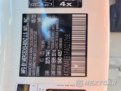 Zdjęcie 13 z 13 samochodu: 2023 MERCEDES-BENZ EQS SUV 580 4MATIC VIN:4JGDM4EB1PA021768 - miniatura