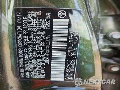 Zdjęcie 13 z 13 samochodu: 2012 SCION XD BASE VIN:JTKKU4B40C1023919 - miniatura