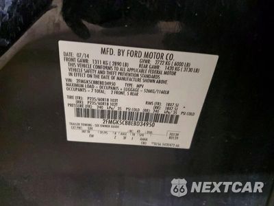 Zdjęcie 13 z 13 samochodu: 2014 FORD FLEX SEL VIN:2FMGK5C88EBD34950 - miniatura
