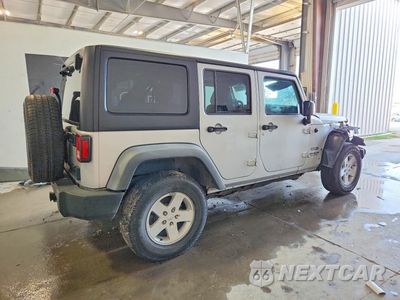 Trzecie zdjęcie samochodu z tyłu: 2012 JEEP WRANGLER UNLIMITED SPORT VIN:1C4BJWDG2CL140828 - miniatura