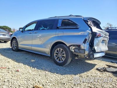 Drugie zdjęcie samochodu z przodu: 2025 TOYOTA SIENNA XLE 7-PASSENGER VIN:5TDYSKFCXSS190660 - miniatura