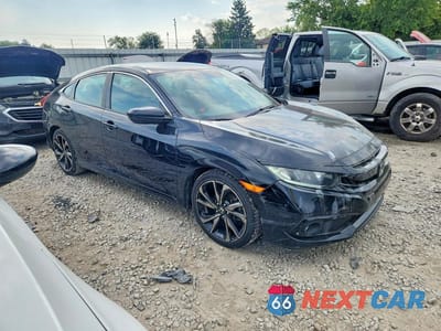 Czwarte zdjęcie samochodu z boku: 2021 HONDA CIVIC SPORT VIN:19XFC2F81ME201526 - miniatura