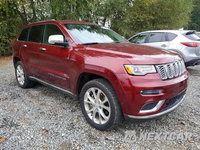 Czwarte zdjęcie samochodu z boku: 2021 JEEP GRAND CHEROKEE SUMMIT VIN:1C4RJFJT1MC717267 - miniatura