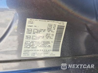 Zdjęcie 13 z 13 samochodu: 2018 NISSAN TITAN S VIN:1N6AA1EJ1JN533145 - miniatura