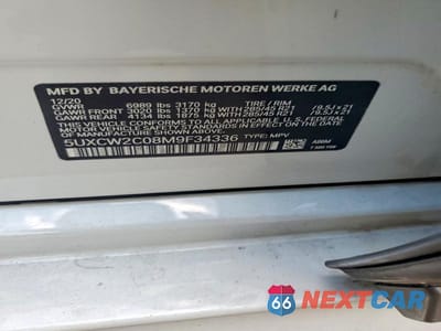 Zdjęcie 12 z 12 samochodu: 2021 BMW X7 XDRIVE40I VIN:5UXCW2C08M9F34336 - miniatura