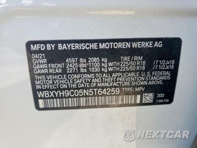 Zdjęcie 13 z 13 samochodu: 2022 BMW X2 SDRIVE28I VIN:WBXYH9C05N5T64259 - miniatura