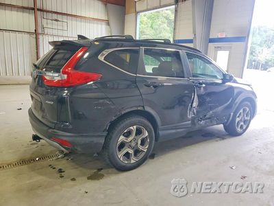 Trzecie zdjęcie samochodu z tyłu: 2018 HONDA CR-V EX VIN:7FARW2H53JE081858 - miniatura