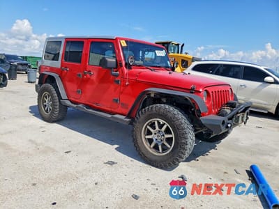 Czwarte zdjęcie samochodu z boku: 2008 JEEP WRANGLER UNLIMITED X VIN:1J8GA39158L541153 - miniatura