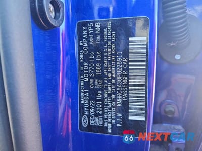 Zdjęcie 14 z 14 samochodu: 2023 HYUNDAI VENUE LIMITED VIN:KMHRC8A30PU228911 - miniatura