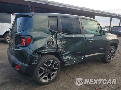 Trzecie zdjęcie samochodu z tyłu: 2021 JEEP RENEGADE SPORT VIN:ZACNJDAB8MPM32259 - miniatura