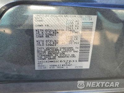 Zdjęcie 13 z 13 samochodu: 2014 NISSAN PATHFINDER HYBRID SV VIN:5N1CR2MM1EC657631 - miniatura