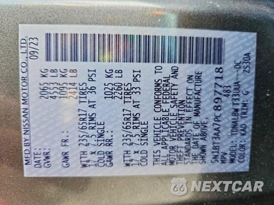 Zdjęcie 13 z 13 samochodu: 2023 NISSAN ROGUE S VIN:5N1BT3AA7PC897718 - miniatura