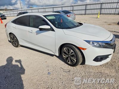 Czwarte zdjęcie samochodu z boku: 2018 HONDA CIVIC EXL VIN:JHMFC1F75JX033577 - miniatura