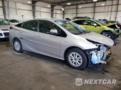 Czwarte zdjęcie samochodu z boku: 2019 TOYOTA PRIUS LE VIN:JTDKARFU5K3076335 - miniatura