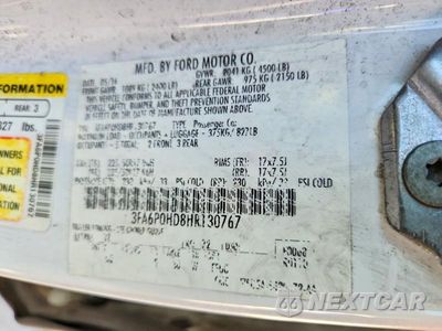 Zdjęcie 12 z 12 samochodu: 2017 FORD FUSION SE VIN:3FA6P0HD8HR130767 - miniatura